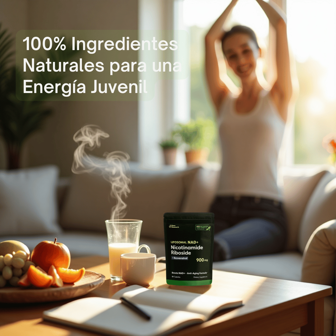 ¡NAD+ Resveratrol Liposomal - El Secreto de la Juventud Eterna!