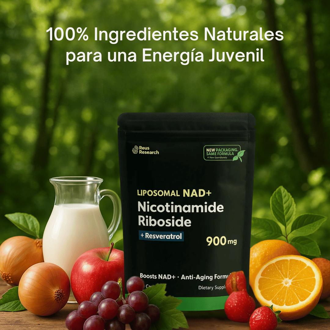 ¡NAD+ Resveratrol Liposomal - El Secreto de la Juventud Eterna!
